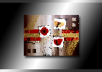RED AND GOLD FLOWERS